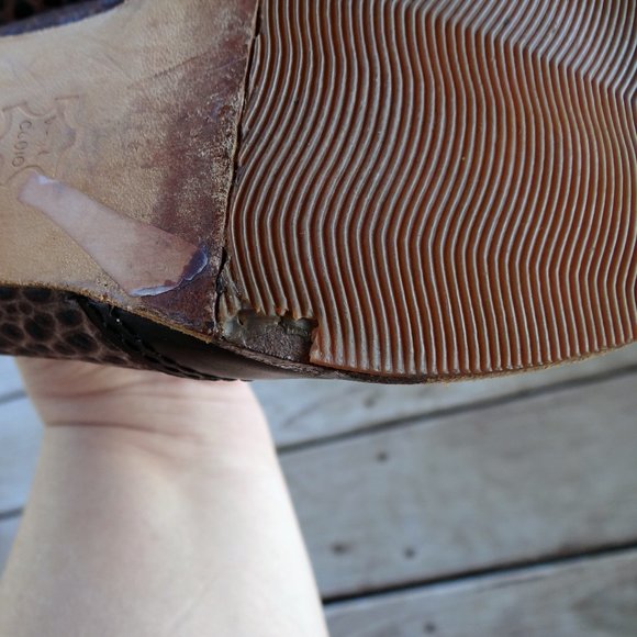 ALL BLACK brand Saddle-Oxford Shoes in Brown Leather size EU 37 / US 6.5 - Picture 12 of 13